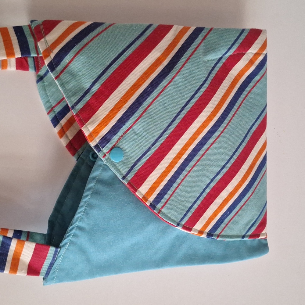 Handmade turquoise multicolor small purse/bag for little girls or juniors.